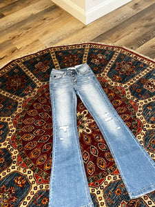 High-waisted Bell bottom jeans