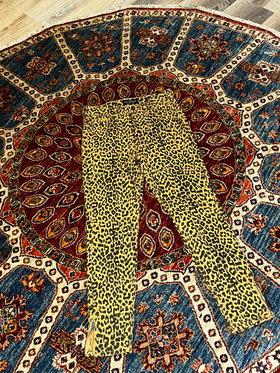 Cheeta print skinny jeans