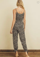 Load image into Gallery viewer, Cheetah Sleeveless Surplice Jumpsuit
