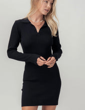 Load image into Gallery viewer, Black Long Sleeve Dress
