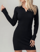 Load image into Gallery viewer, Black Long Sleeve Dress
