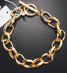Thick Gold Chain Bracelet